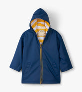 Hatley Splash Jacket - Navy & Yellow (Size 4)